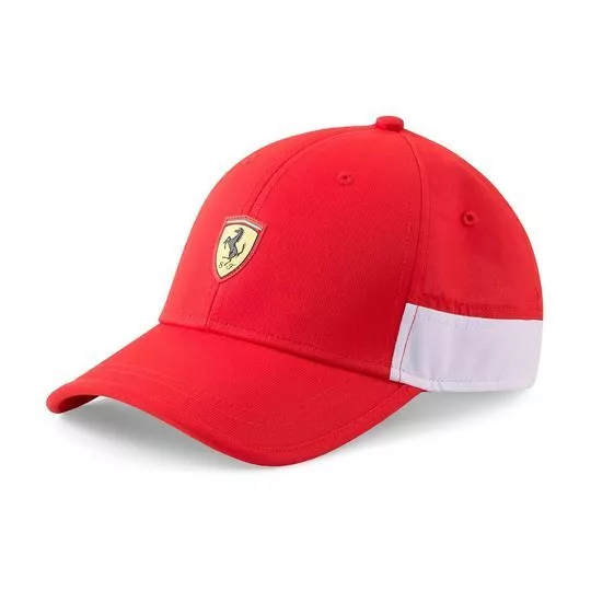 Boné Ferrari ® - Vermelho & Branco - Puma