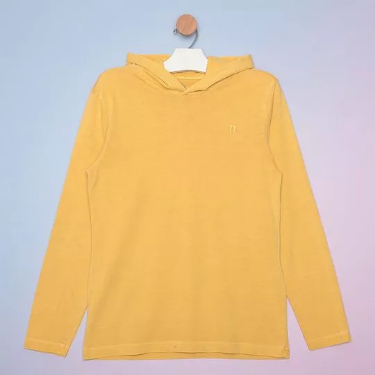 Blusão Juvenil Estonado - Amarelo - Reserva Mini
