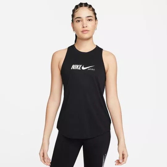 Regata Nike Dri-Fit One- Preta & Branca