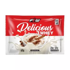 Delicious 3 Whey<BR>- Arroz Doce<BR>- 40g<BR>- Fitoway