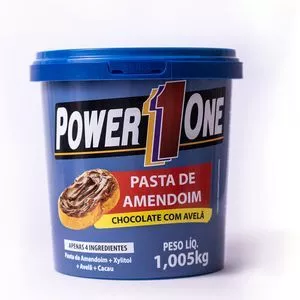 Pasta De Amendoim<BR>- Chocolate Com Avelã<BR>- 1,005Kg<BR>- Power One