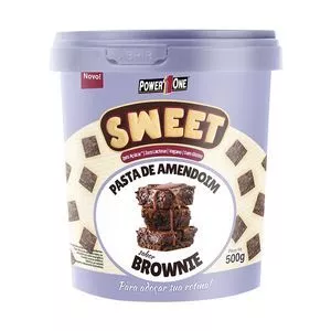 Pasta De Amendoim Sweet<BR>- Brownie<BR>- 500g<BR>- Power One