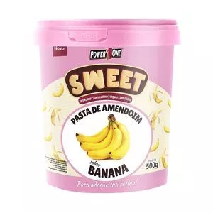 Pasta De Amendoim Sweet<BR>- Banana<BR>- 500g<BR>- Power One