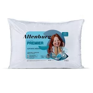 Travesseiro Premier<BR>- Branco<BR>- 70x50cm<BR>- Altenburg