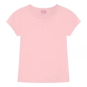 Camiseta Lisa<BR>- Rosa Claro<BR>- Duduka