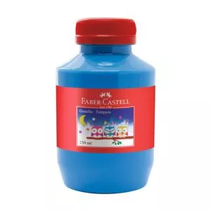 Guache<BR>- Azul Claro<BR>- 250ml<BR>- Faber Castell