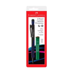 Lapiseira Z-Pencil Mix 0.5mm<BR>- Preta & Azul Marinho<BR>- Faber Castell
