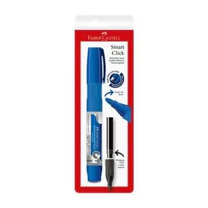 Marcador Para Quadro Branco Recarregável<BR>- Azul<BR>- Faber Castell