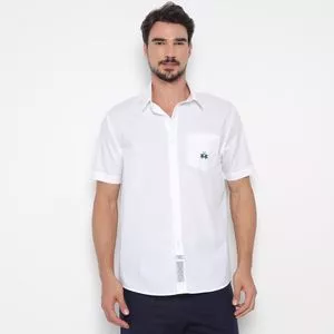 Camisa Regular Fit La Martina®<BR>- Branca