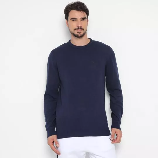 Suéter Básico- Azul Marinho