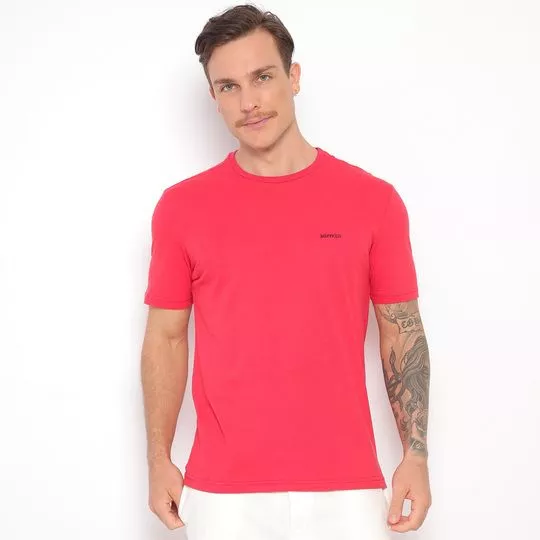 Camiseta Básica- Vermelha