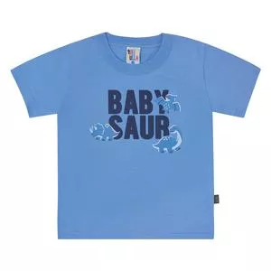 Camiseta Babysaur<BR>- Azul Claro & Azul Escuro<BR>- Pulla Bulla