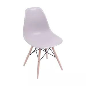 Cadeira Eames<BR>- Fendi & Madeira<BR>- 80,5x46,5x42cm