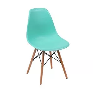 Cadeira Eames<BR>- Tiffany & Madeira<BR>- 80,5x46,5x42cm