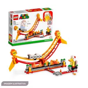 Lego® Pacote De Expansão - Passeio Na Onda De Lava Super Mario®<BR>- 218Pçs<BR>- Lego