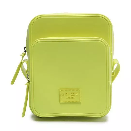 Bolsa Transversal Lisa- Amarelo Claro