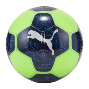Bola De Futebol Puma®<BR>- Verde & Azul Marinho
