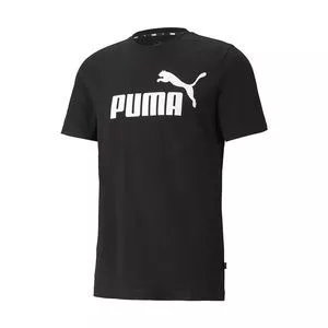 Camiseta Puma®<BR>- Preta & Branca<BR>- Puma