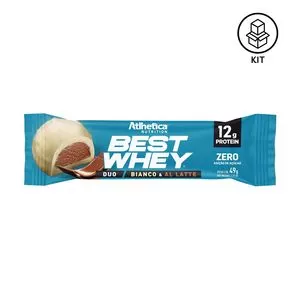 Best Whey® Bar Protein<BR>- Bianco & Al Latte<BR>- 12 Unidades
