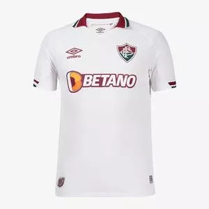 Camisa Fluminense® Oficial II 2022 Atleta<BR>- Branca & Vinho