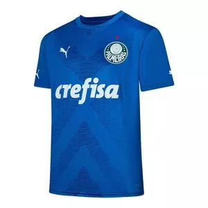 Camiseta Palmeiras®<BR>- Azul & Branca