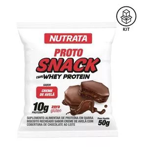 Proto Snack<BR>- Creme De Avelã<BR>- 10 Unidades
