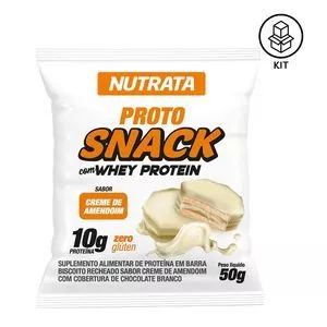 Proto Snack<BR>- Creme De Amendoim<BR>- 10 Unidades