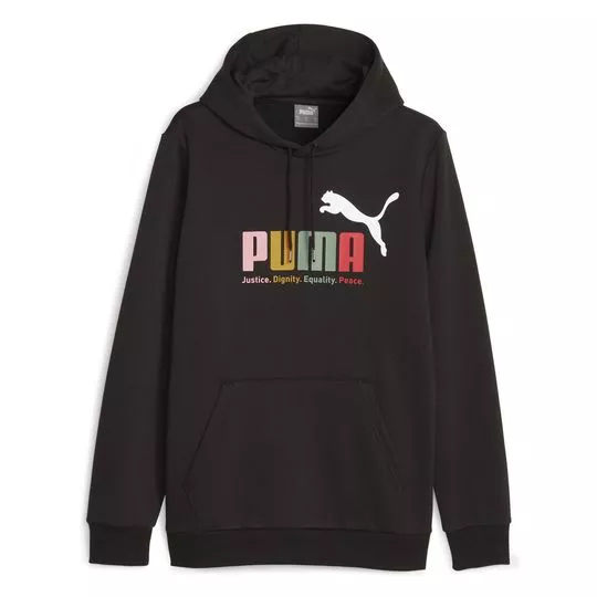 Blusão Puma®- Preto & Vermelho