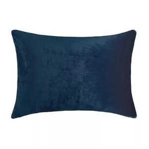 Porta-Travesseiro Blend Luxo<BR>- Azul Marinho<BR>- 70x50cm