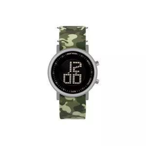 Relógio Digital MOBJT003AD-2V<BR>- Preto & Verde<BR>- Mormaii