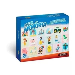 Jogo Da Memoria Circo<BR>- 24Pçs<BR>- Aquarela Brinquedos