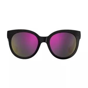 Óculos De Sol Arredondado<BR>- Roxo & Preto