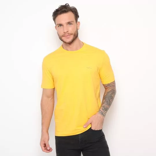 Camiseta Básica- Amarela