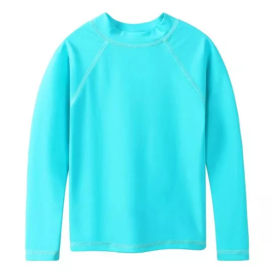 Camiseta FPS50+ Lisa- Azul Turquesa