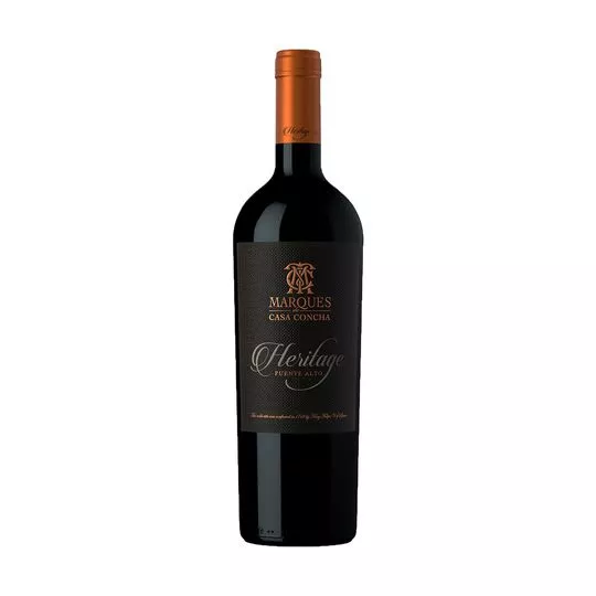Vinho Marques De Casa Concha Heritage Tinto- Cabernet Sauvignon- Chile, Puento Alto - Vale do Maipo- 750ml- Concha y Toro