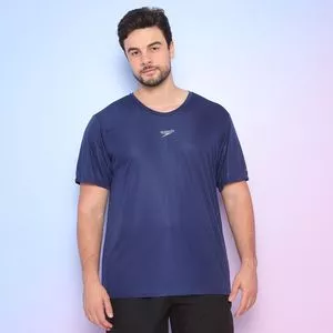 Camiseta Speedo®<BR>- Azul Marinho