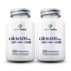 Cálcio 600mg + Vitamina D3<BR>- 2 Unidades