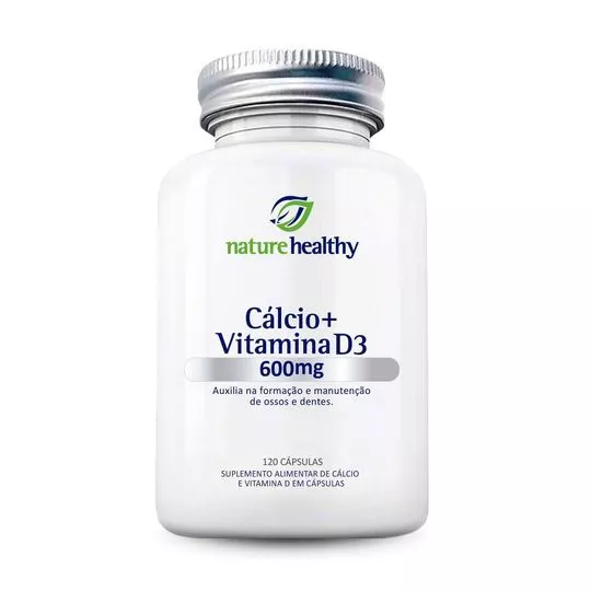 Cálcio 600mg + Vitamina D3- 120 Cápsulas