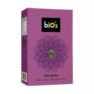 Chia Em Grãos<BR>- 250g<BR>- BiO2 Organic
