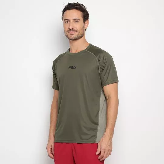 Camiseta Fila®- Verde Oliva