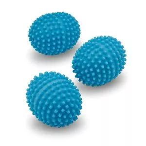 Jogo De Dryer Balls Para Lavadora<BR>- Azul<BR>- 3Pçs<BR>- Electrolux