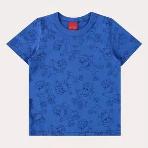 Camiseta Danoninho®<BR>- Azul Escuro & Preta