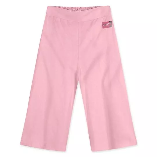 Calça Pantalona- Rosa