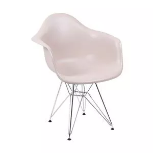 Cadeira Eames<BR>- Fendi & Prateada<BR>- 82x63x44cm<BR>- Or Design
