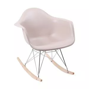 Cadeira Eames<BR>- Fendi & Prateada<BR>- 69x63x44cm<BR>- Or Design
