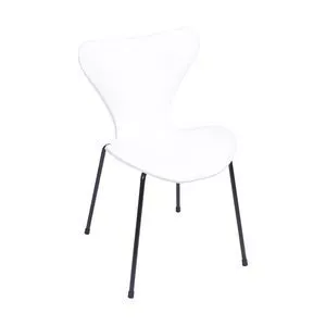Cadeira Jacobsen<BR>- Branca<BR>- 80x46x48cm<BR>- Or Design