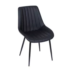 Cadeira Design<BR>- Preta<BR>- 84x50x42,5cm<BR>- Or Design