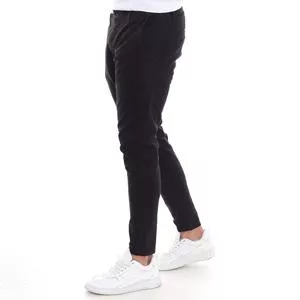 Calça Jeans Skinny Com Bolsos<BR>- Preta<BR>- Consciência Jeans