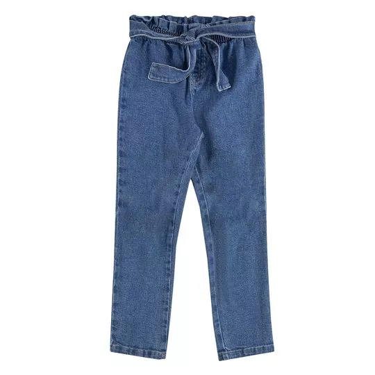 Calça Jeans Reta- Azul- Quimby