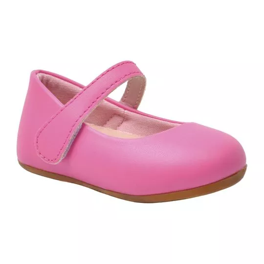 Sapato Boneca Liso- Rosa